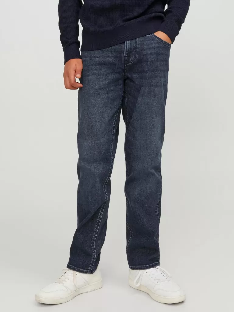 JACK & JONES Jeansy | Wyprzedaż^JJICLARK JJORIGINAL SQ 274 JNR Krój regularny Junior Niebieski