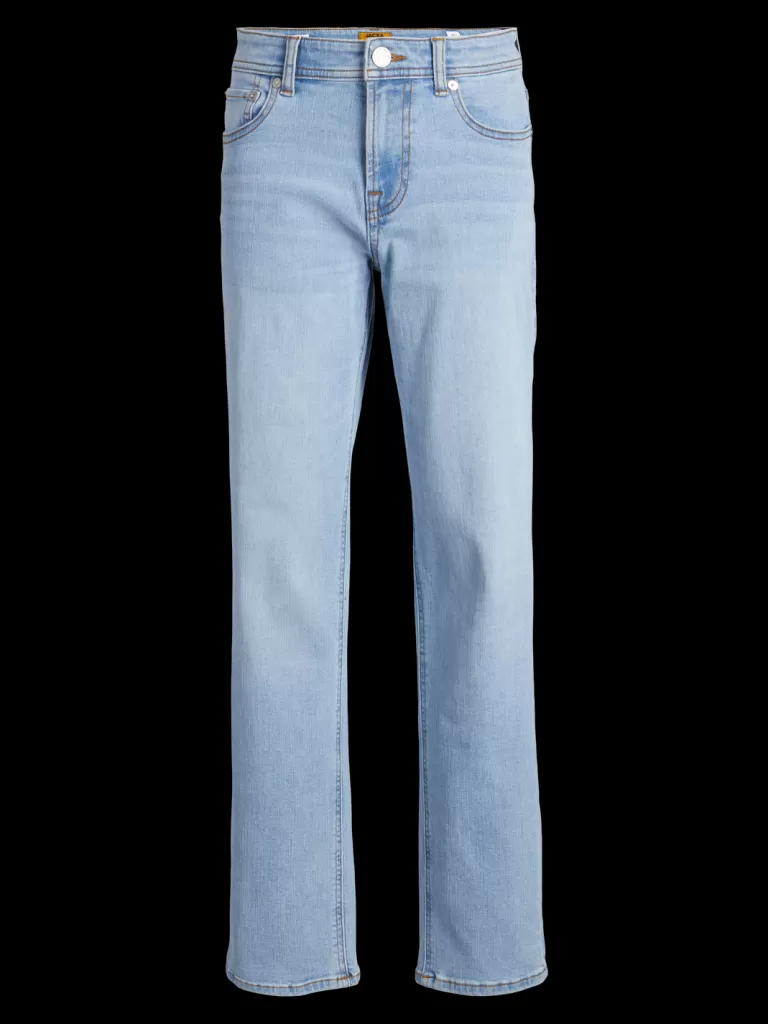 JACK & JONES Jeansy^JJICLARK JJORIGINAL SQ 702 NOOS JNR Krój regularny Junior Niebieski