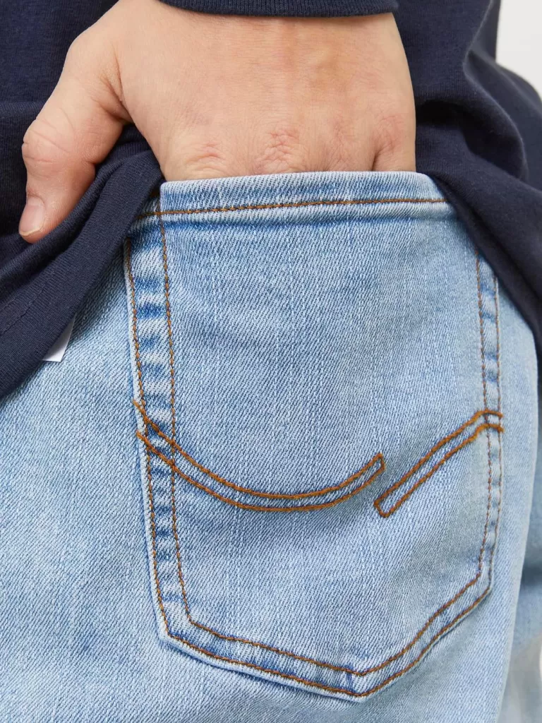 JACK & JONES Jeansy^JJICLARK JJORIGINAL SQ 702 NOOS JNR Krój regularny Junior Niebieski