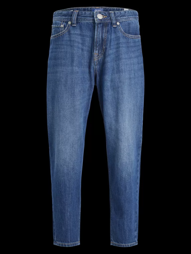 JACK & JONES Jeansy | Wyprzedaż^JJIFRANK JJORIGINIAL MF 283 JNR Jeansy o kroju wide Junior Niebieski