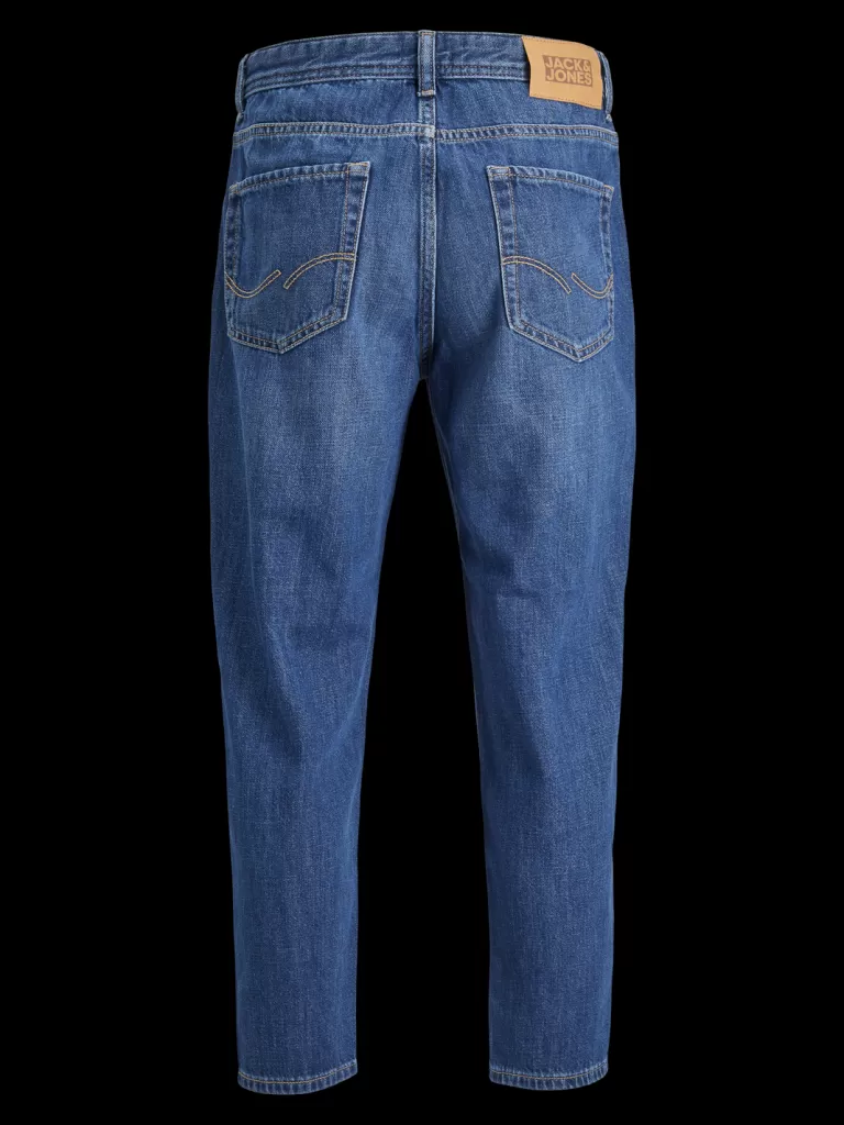 JACK & JONES Jeansy | Wyprzedaż^JJIFRANK JJORIGINIAL MF 283 JNR Jeansy o kroju wide Junior Niebieski
