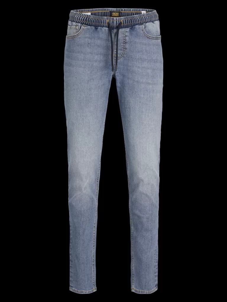 JACK & JONES Jeansy^JJIGLENN JJELASTICATED AKM 995 NOOS MNI Jeansy o kroju slim fit Mini Niebieski