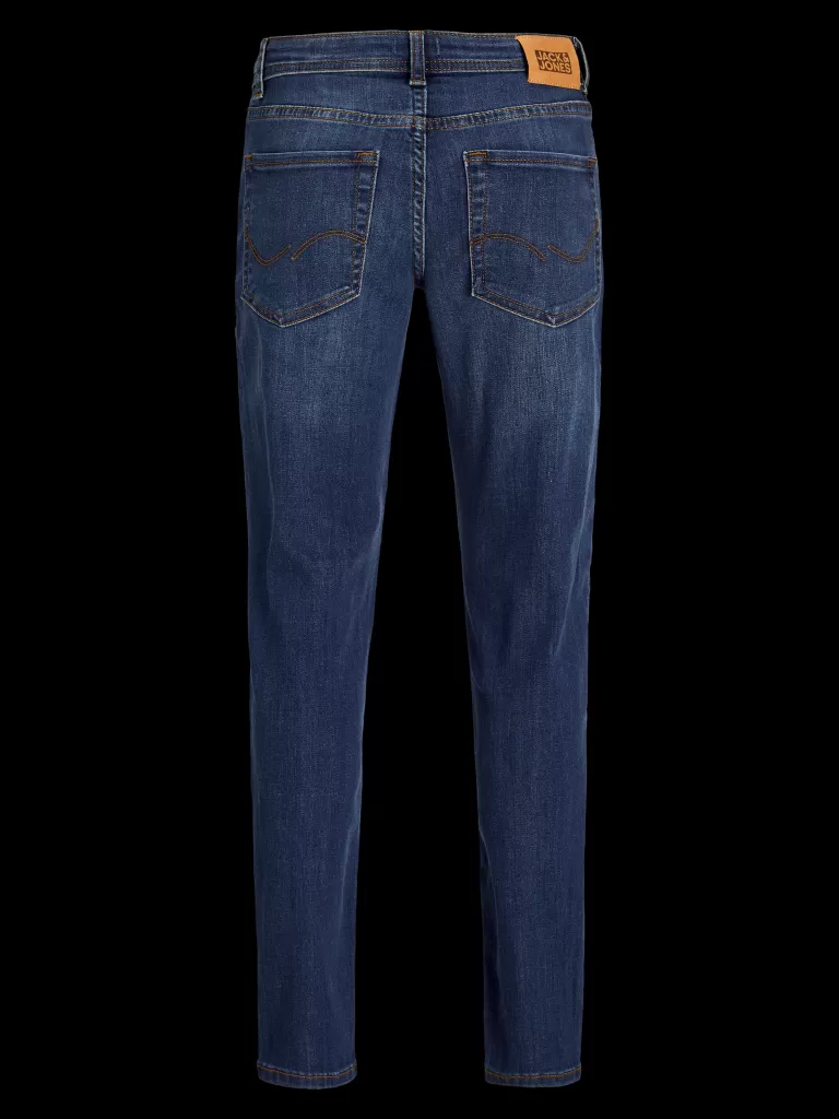 JACK & JONES Jeansy^JJIGLENN JJORIGINAL CB 814 NOOS JNR Jeansy o kroju slim fit Junior Niebieski