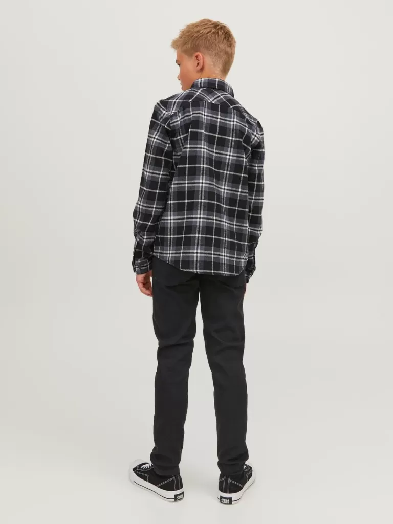 JACK & JONES Jeansy^JJIGLENN JJORIGINAL MF 072 NOOS JNR Jeansy o kroju slim fit Junior Czarny