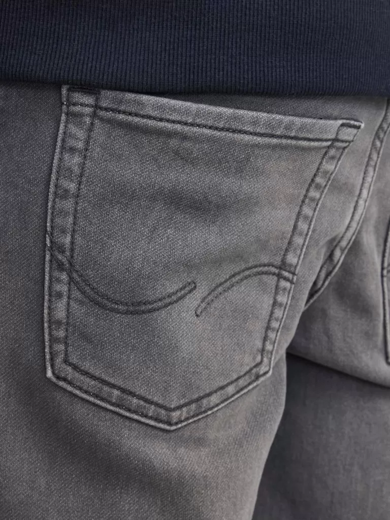 JACK & JONES Jeansy^JJIGLENN JJORIGINAL SQ 998 I.K NOOS JNR Jeansy o kroju slim fit Junior Szary