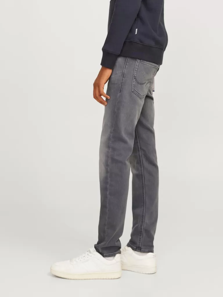 JACK & JONES Jeansy^JJIGLENN JJORIGINAL SQ 998 I.K NOOS JNR Jeansy o kroju slim fit Junior Szary