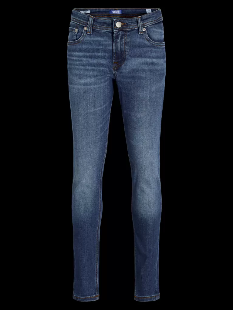 JACK & JONES Jeansy^JJILIAM JJORIGINAL AM 871 NOOS JNR Jeansy o kroju skinny Junior Niebieski