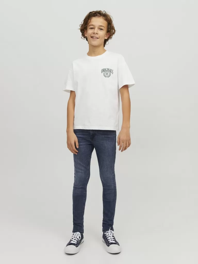 JACK & JONES Jeansy | Wyprzedaż^JJILIAM JJORIGINAL AM 812 NOOS JNR Jeansy o kroju skinny Junior Niebieski