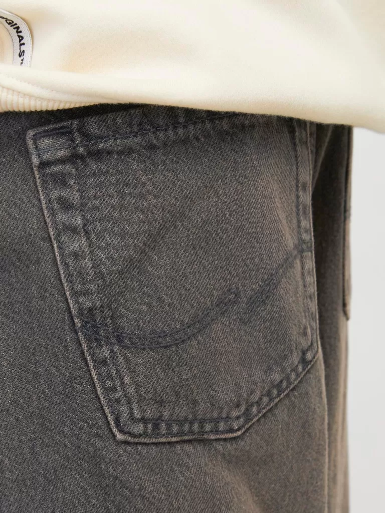 JACK & JONES Bestsellery | Jeansy^JJIRON JJORIGINAL MF 326 LN JNR Jeansy o kroju baggy Junior Czarny