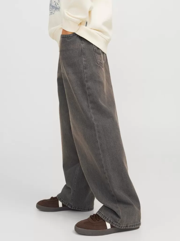 JACK & JONES Bestsellery | Jeansy^JJIRON JJORIGINAL MF 326 LN JNR Jeansy o kroju baggy Junior Czarny
