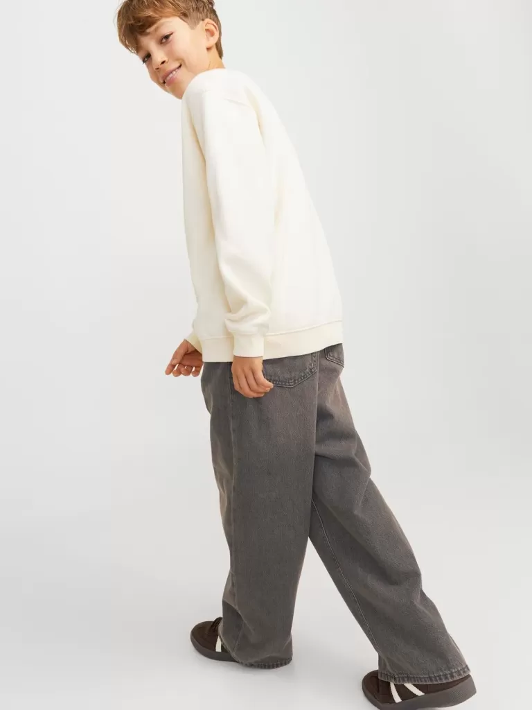 JACK & JONES Bestsellery | Jeansy^JJIRON JJORIGINAL MF 326 LN JNR Jeansy o kroju baggy Junior Czarny