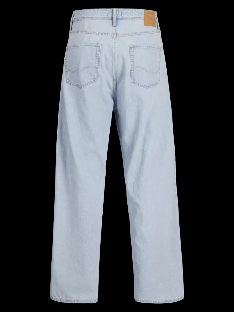 JACK & JONES Jeansy^JJIRON JJORIGINAL SQ 738 LN JNR Jeansy o kroju baggy Junior Niebieski