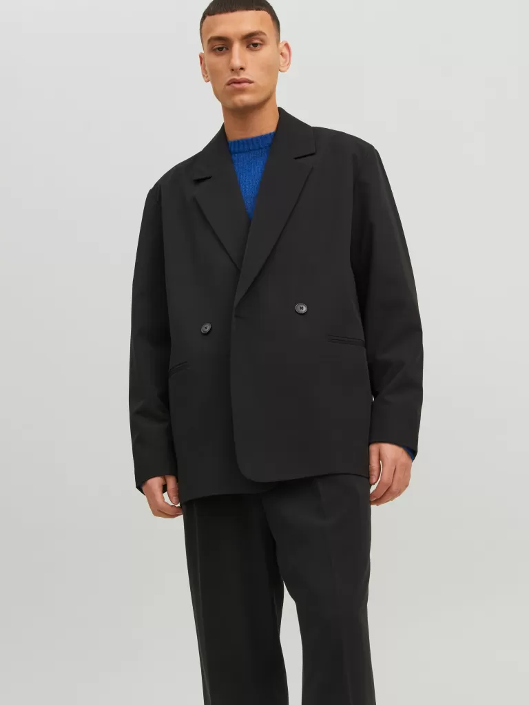 JACK & JONES Garnitury^JORPECHE Krój oversize Marynarka Czarny