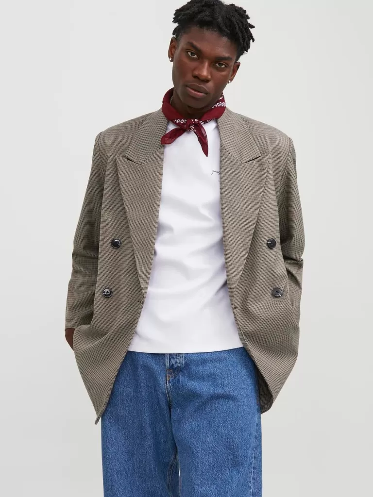 JACK & JONES Garnitury^JORTROY Krój oversize Marynarka Beżowy