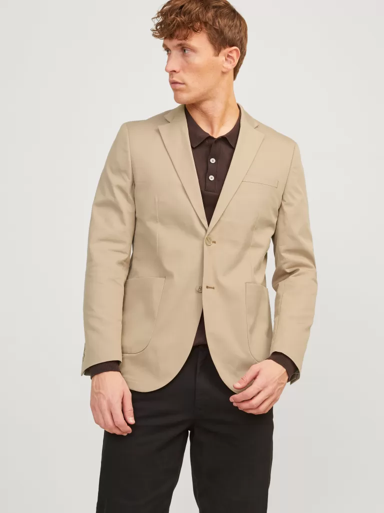 JACK & JONES Garnitury^JPRAUSTIN Krój slim Marynarka Beżowy