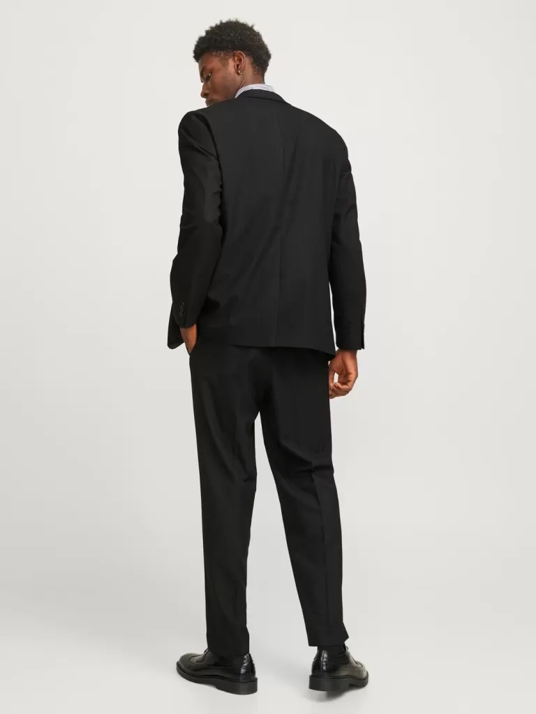 JACK & JONES Garnitury^JPRBUSHWICK Krój regularny Eleganckie spodnie Szary
