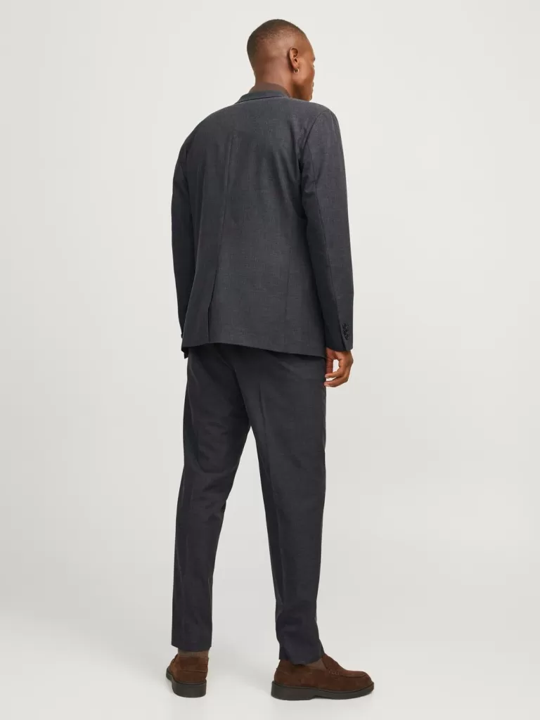 JACK & JONES Garnitury^JPRBUSHWICK Krój regularny Eleganckie spodnie Szary