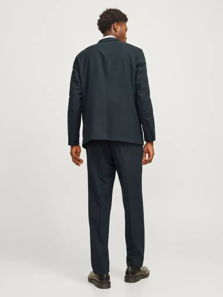 JACK & JONES Garnitury^JPRBUSHWICK Krój regularny Eleganckie spodnie Zielony