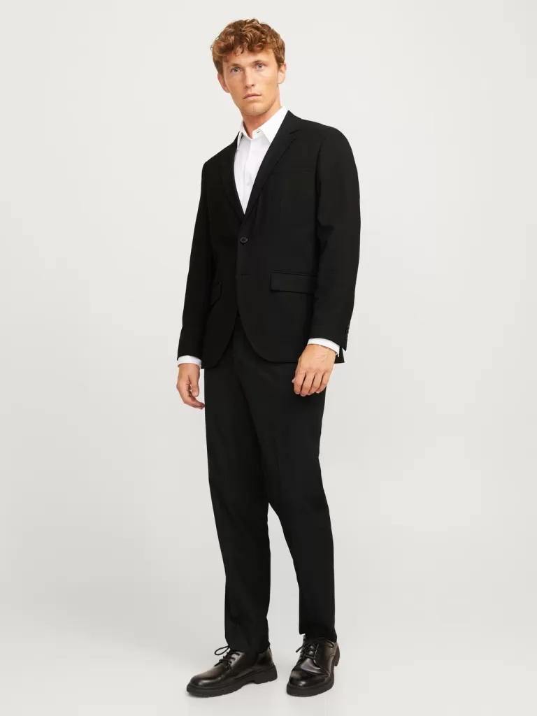 JACK & JONES Garnitury^JPRBUSHWICK Krój regularny Garnitur Czarny