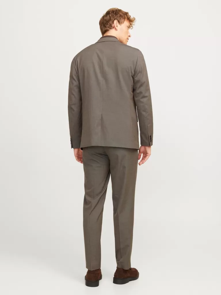 JACK & JONES Garnitury^JPRBUSHWICK Krój regularny Garnitur Brązowy