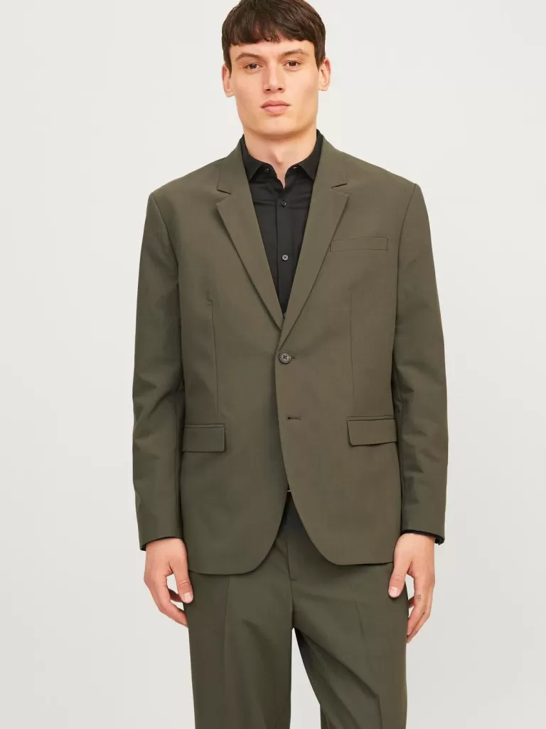 JACK & JONES Garnitury^JPRBUSHWICK Krój regularny Marynarka Zielony