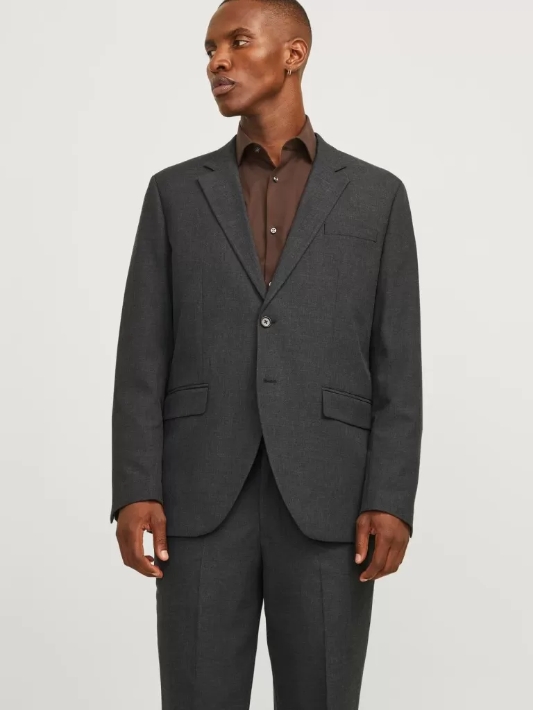 JACK & JONES Garnitury^JPRBUSHWICK Krój regularny Marynarka Szary