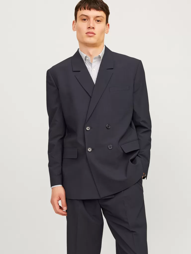 JACK & JONES Garnitury^JPRBUSHWICK Krój swobodny Marynarka Niebieski