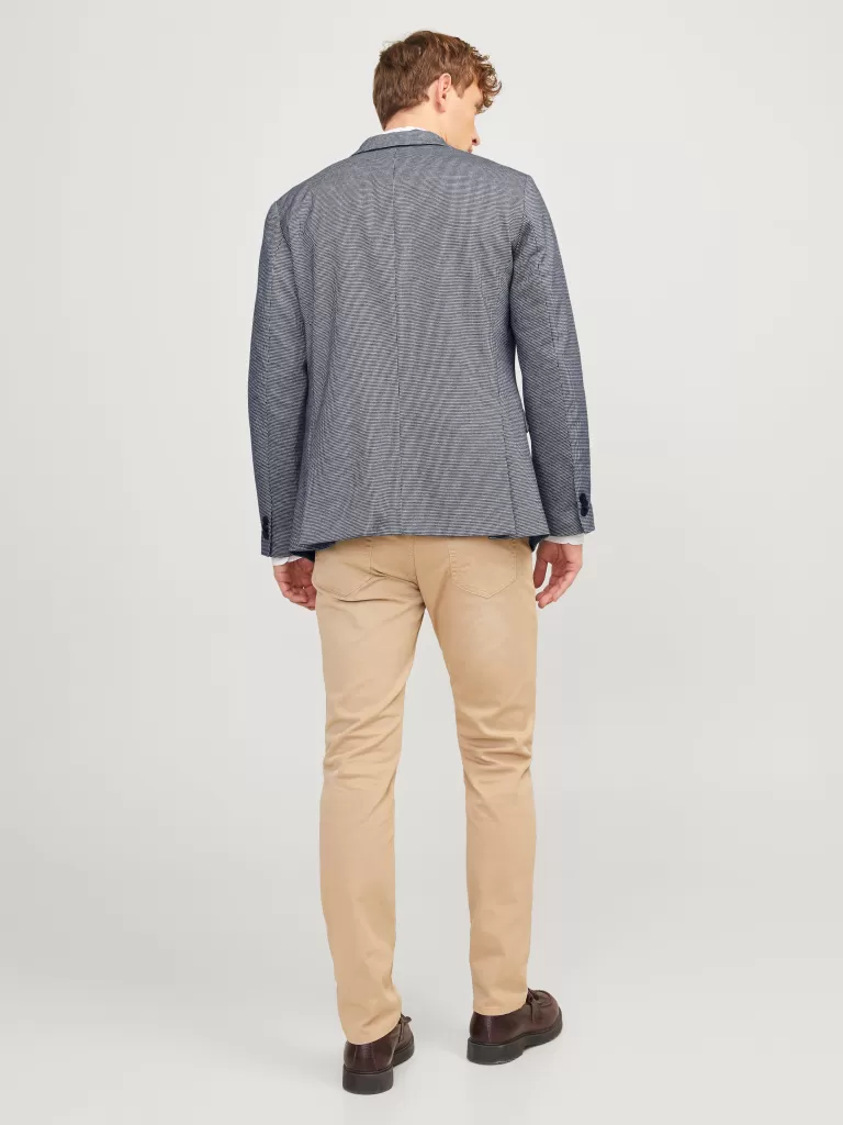 JACK & JONES Garnitury^JPRDENVER Krój slim Marynarka Niebieski