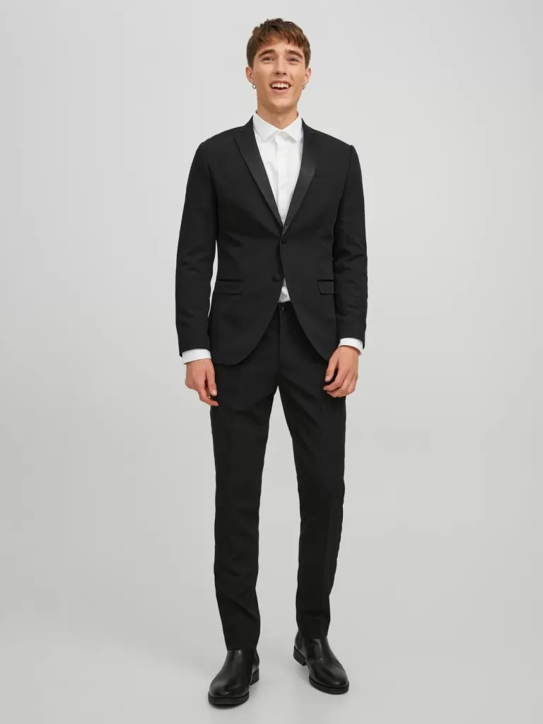 JACK & JONES Garnitury^JPRFRANCO Krój super slim Garnitur Czarny
