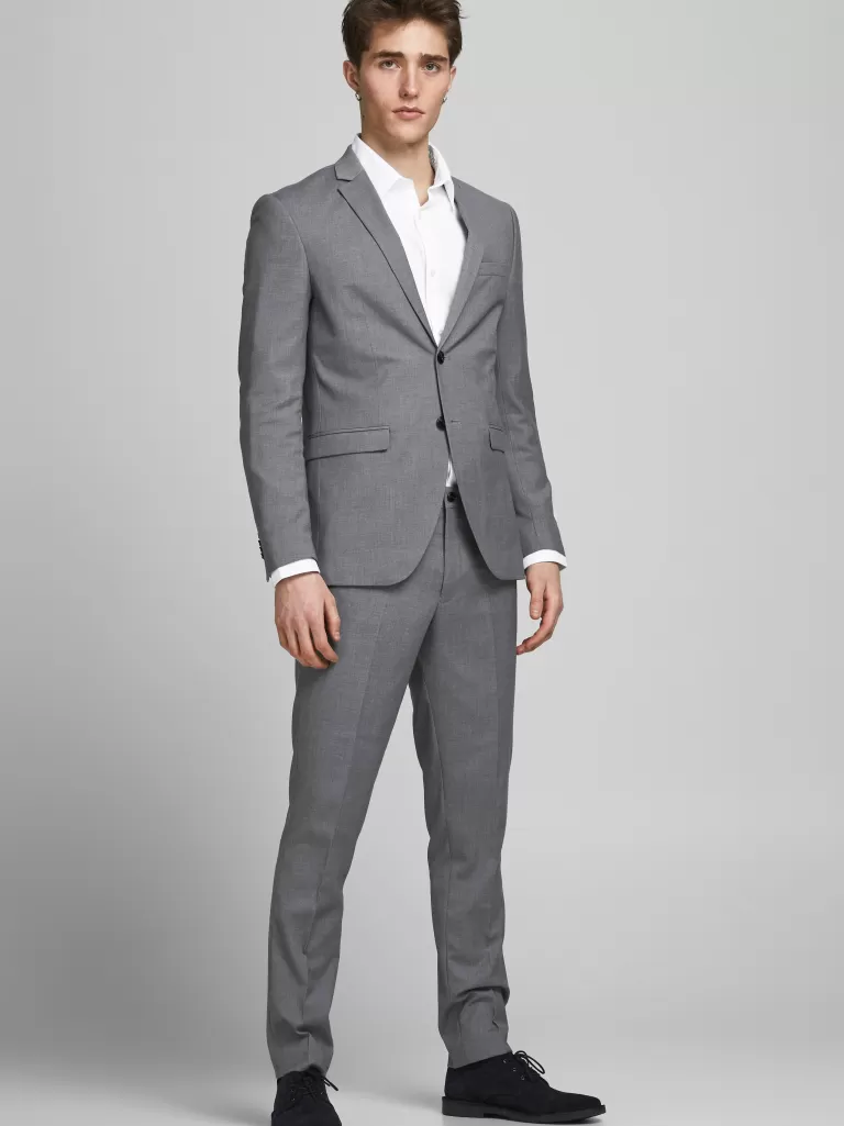 JACK & JONES Garnitury^JPRFRANCO Krój super slim Garnitur Szary