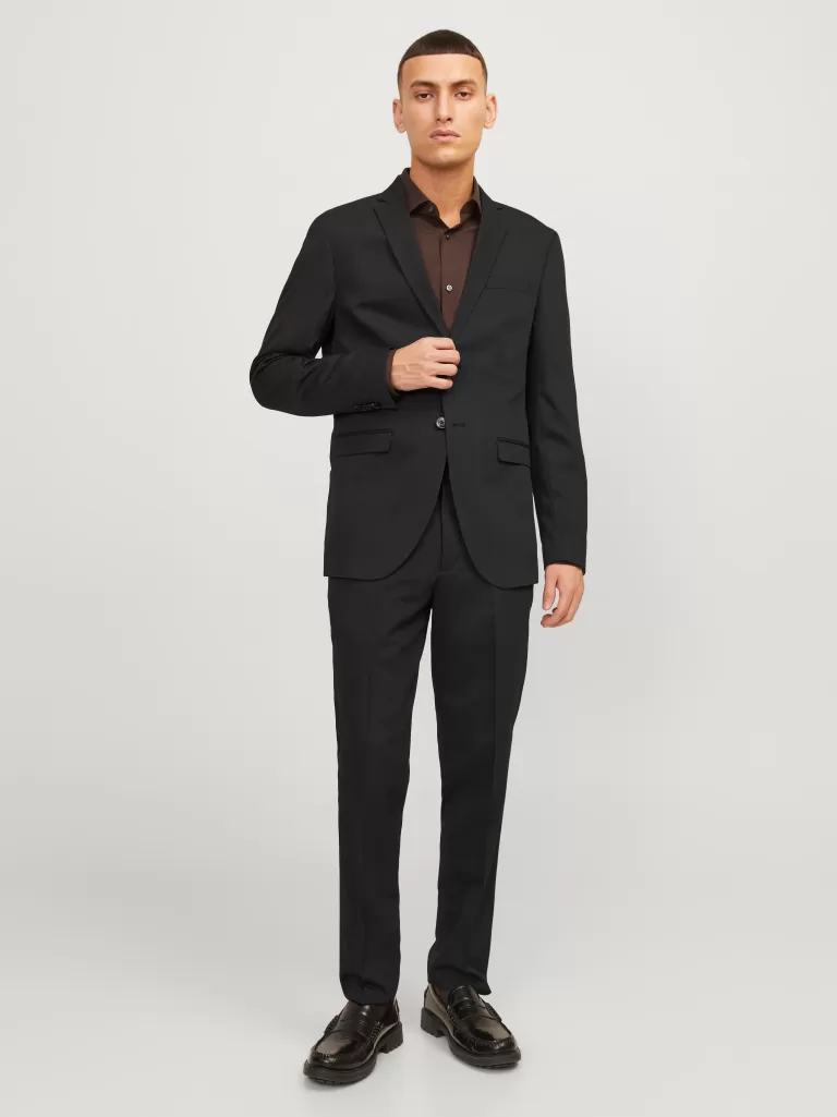 JACK & JONES Garnitury^JPRFRANCO Krój super slim Garnitur Czarny