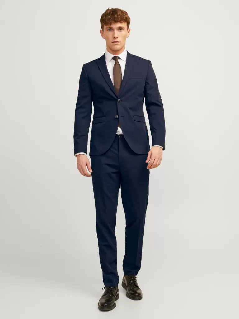 JACK & JONES Garnitury^JPRFRANCO Krój super slim Garnitur Niebieski