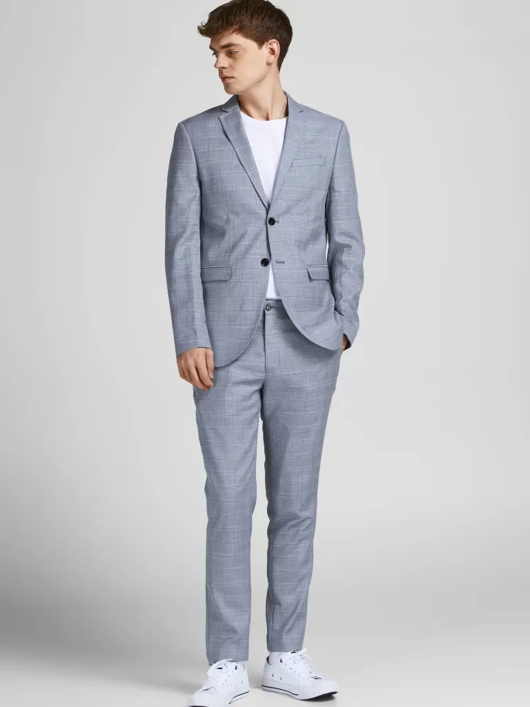 JACK & JONES Garnitury^JPRFRANCO Krój super slim Garnitur Niebieski