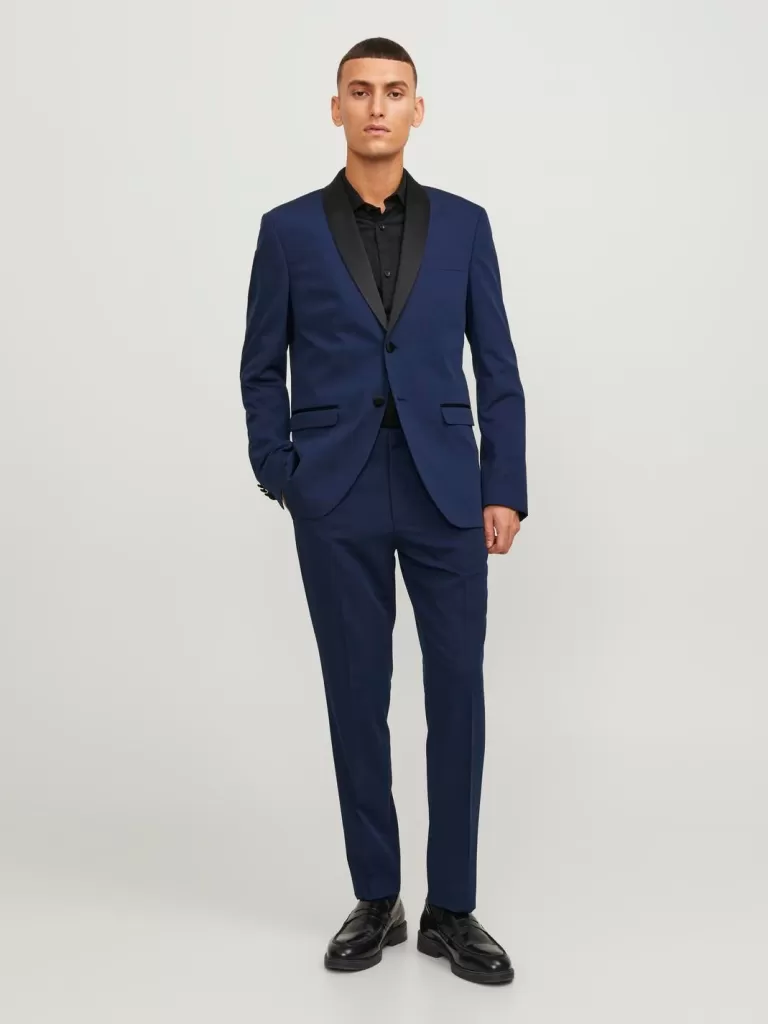 JACK & JONES Garnitury^JPRFRANCO Krój super slim Garnitur Niebieski