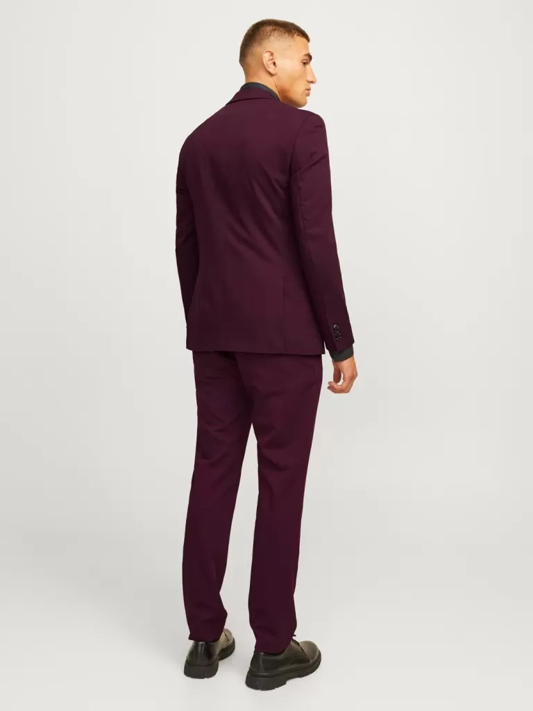 JACK & JONES Garnitury^JPRFRANCO Krój super slim Garnitur Czerwony