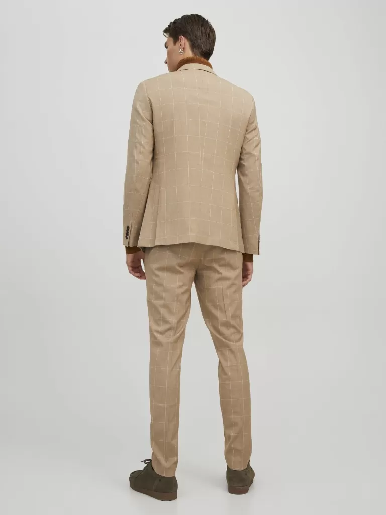 JACK & JONES Garnitury^JPRFRANCO Krój super slim Garnitur Beżowy