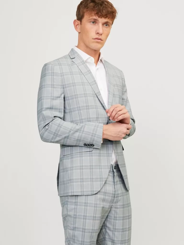 JACK & JONES Garnitury^JPRFRANCO Krój super slim Marynarka Szary