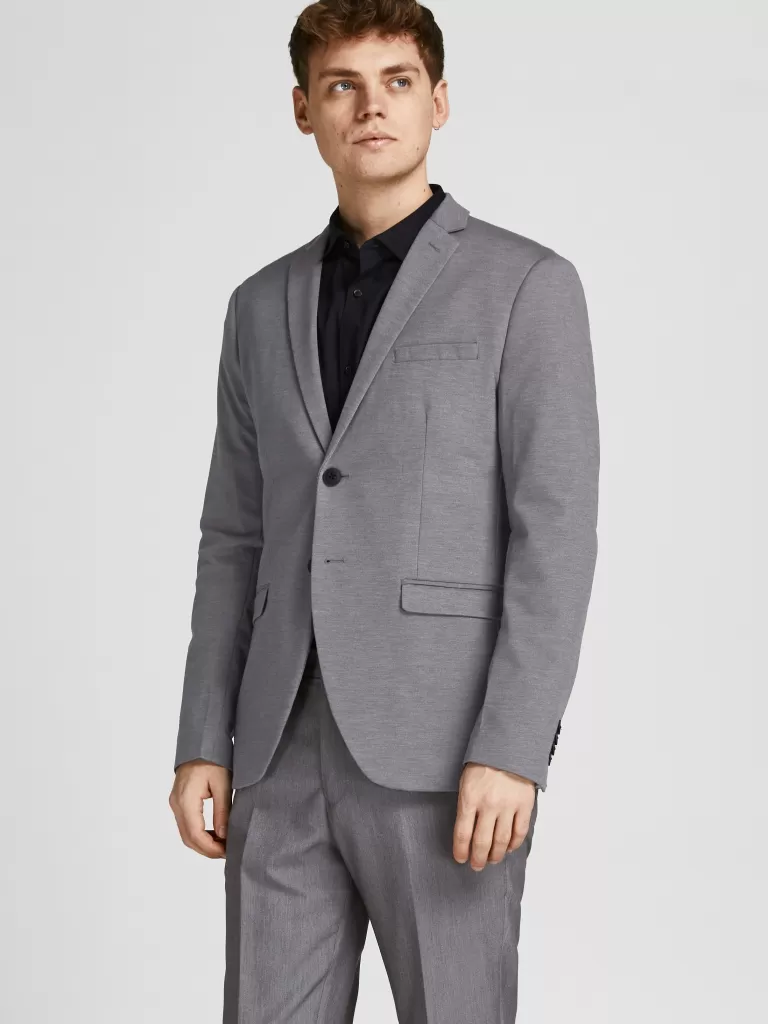 JACK & JONES Garnitury^JPRFRANCO Krój super slim Marynarka Szary