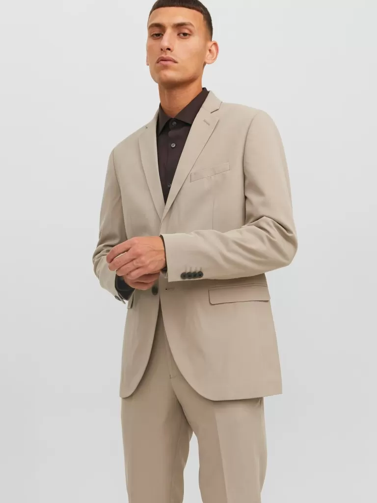 JACK & JONES Garnitury^JPRFRANCO Krój super slim Marynarka Beżowy