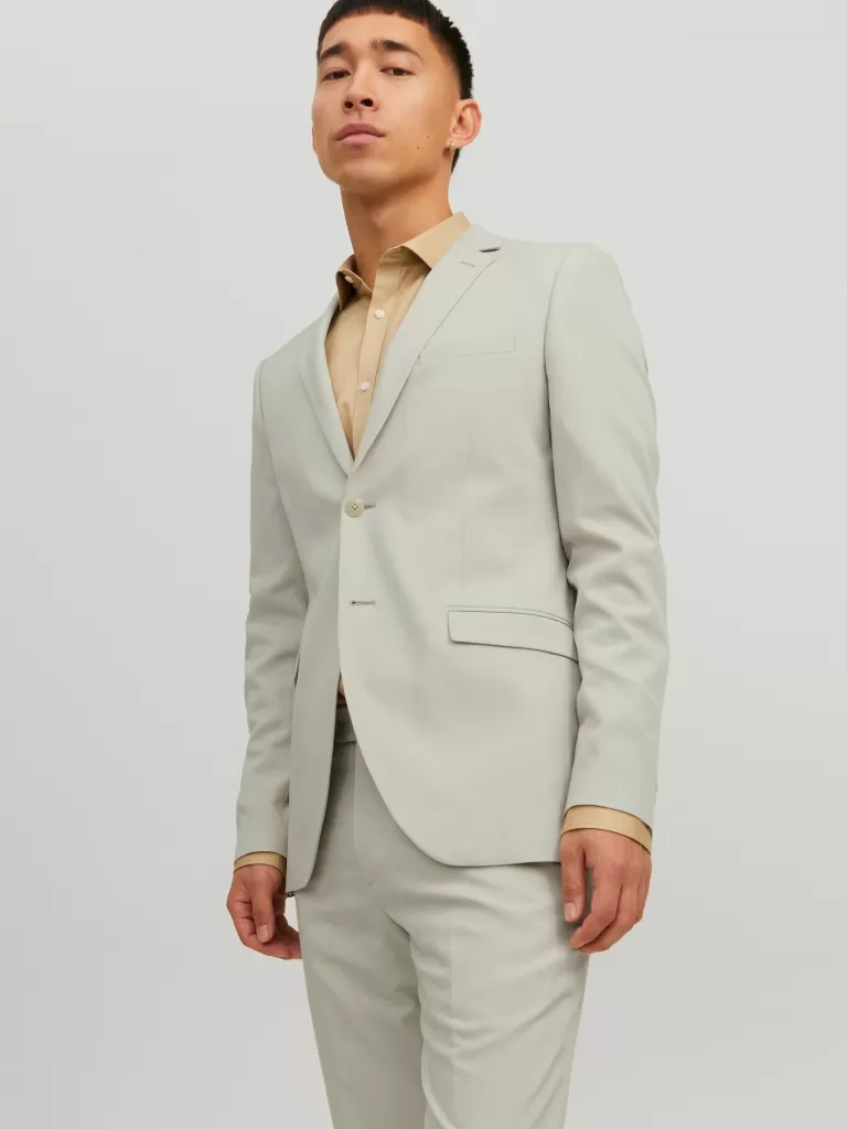 JACK & JONES Garnitury^JPRFRANCO Krój super slim Marynarka Szary