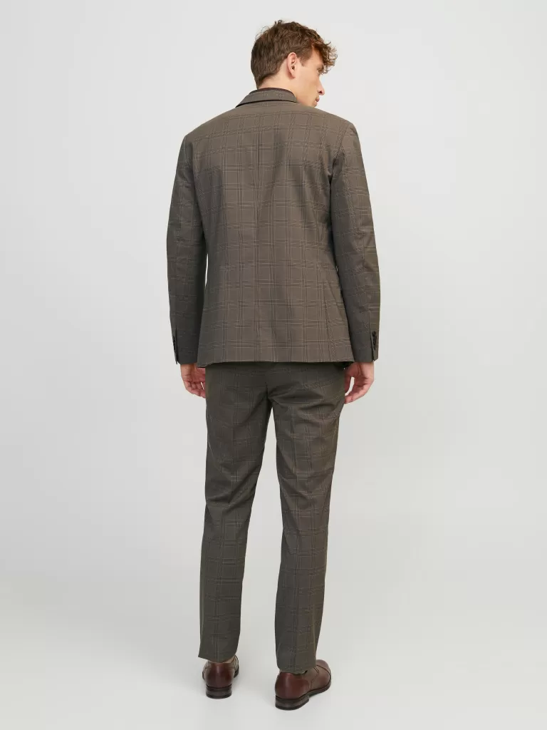 JACK & JONES Garnitury^JPRFRANCO Krój super slim Marynarka Brązowy