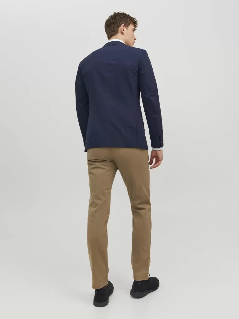 JACK & JONES Garnitury^JPRFRANCO Krój super slim Marynarka Niebieski
