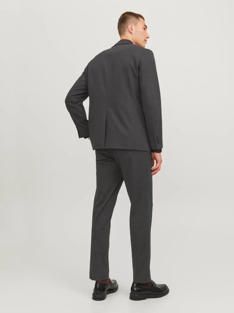 JACK & JONES Garnitury^JPRJONES Krój slim Eleganckie spodnie Szary