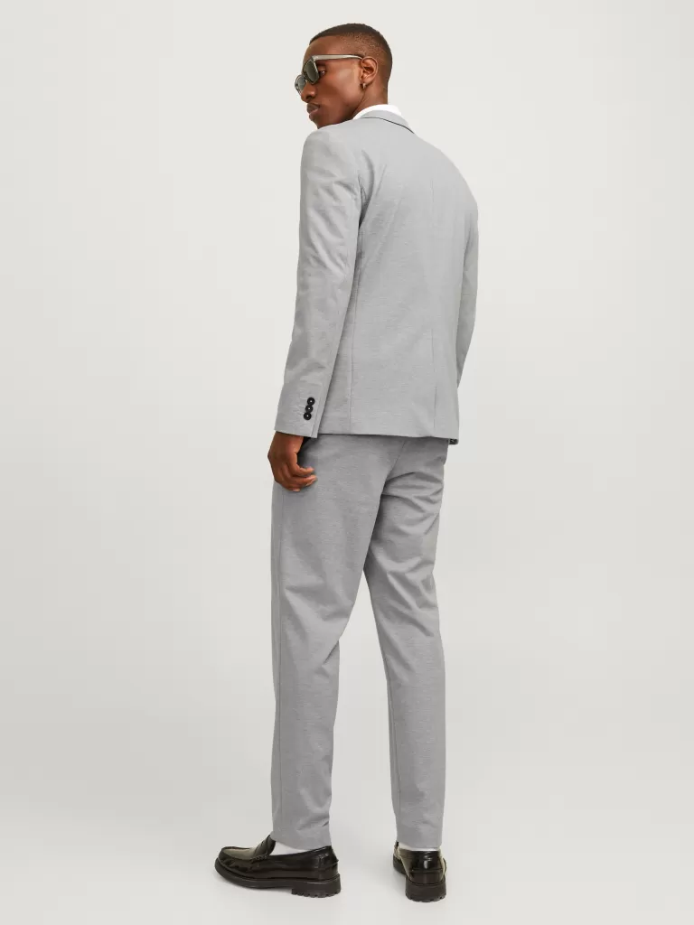 JACK & JONES Garnitury^JPRJONES Krój slim Eleganckie spodnie Szary