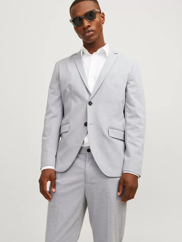 JACK & JONES Garnitury^JPRJONES Krój slim Marynarka Szary