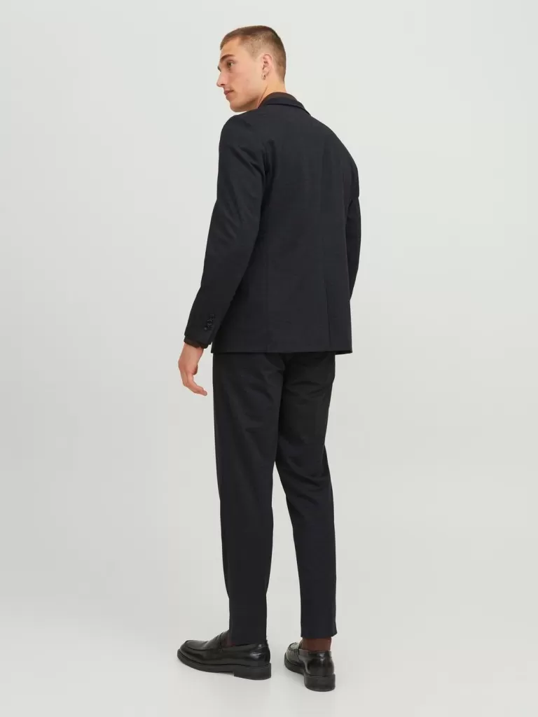 JACK & JONES Garnitury^JPRJONES Krój slim Marynarka Czarny