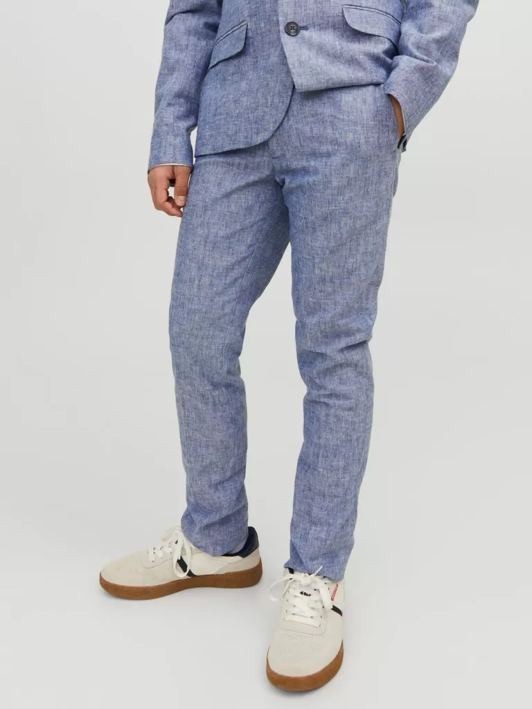 JACK & JONES Garnitury | Wyprzedaż^JPRRIVIERA Eleganckie spodnie Junior Niebieski