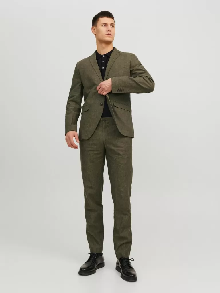 JACK & JONES Garnitury^JPRRIVIERA Krój slim Garnitur Zielony
