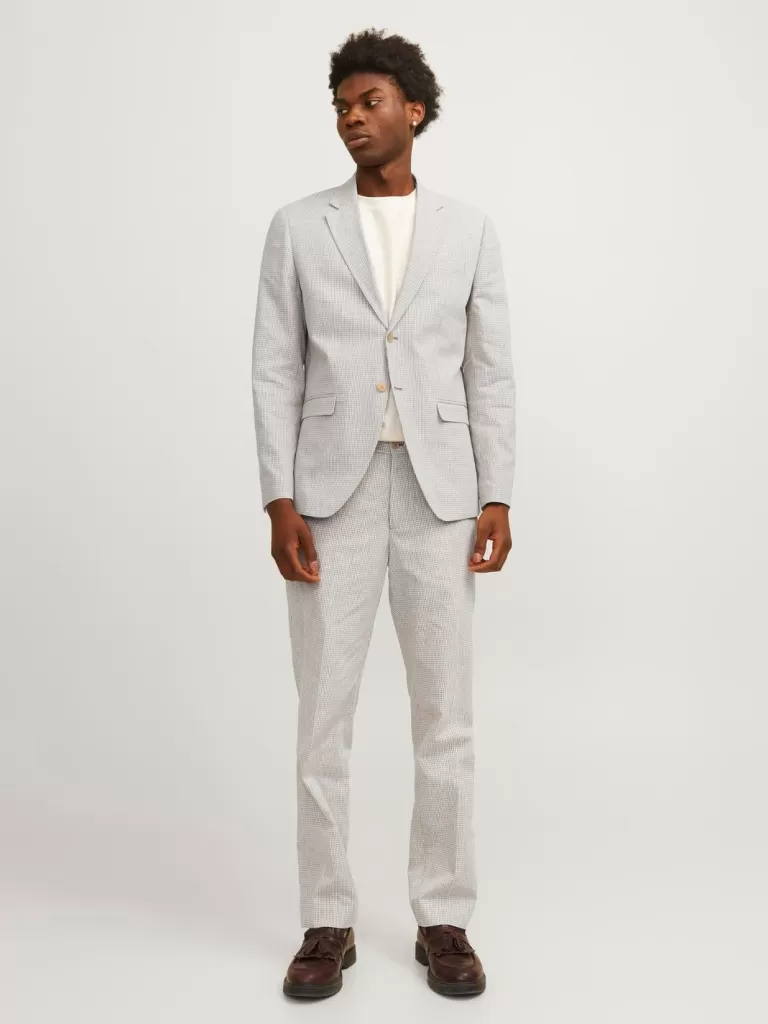 JACK & JONES Garnitury^JPRRIVIERA Krój slim Garnitur Beżowy