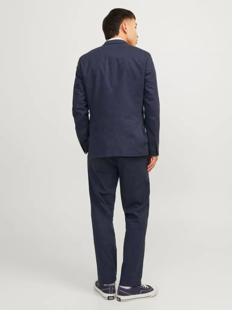 JACK & JONES Garnitury^JPRRIVIERA Krój slim Garnitur Niebieski